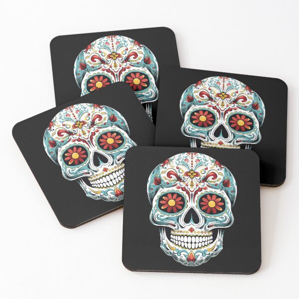 Item preview, Sugar Skull, Mexican Skull, Day of the Dead, Dias de Los Muertos No. 9 designed and sold by meganohm.