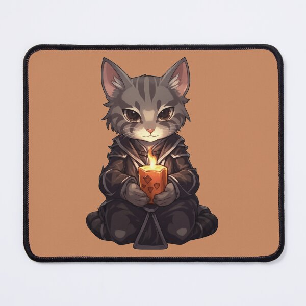 Item preview, Halloween D&D Tabaxi Necromancer designed and sold by TellezStickers.
