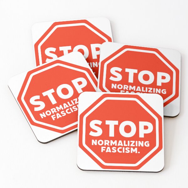 Item preview, Stop normalizing fascism  designed and sold by Rachel the Artist .