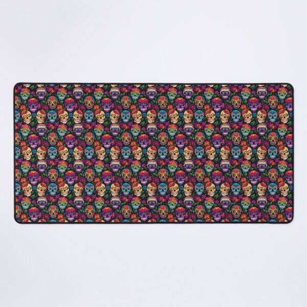 Item preview, Vibrant Sugar Skull Feista designed and sold by AlmostForgot.