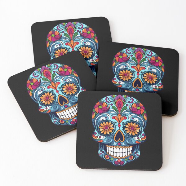 Item preview, Sugar Skull, Mexican Skull, Day of the Dead, Dias de Los Muertos No. 11 designed and sold by meganohm.