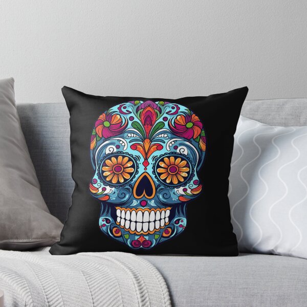 Item preview, Sugar Skull, Mexican Skull, Day of the Dead, Dias de Los Muertos No. 11 designed and sold by meganohm.
