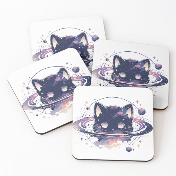 Item preview, Stellar Whiskers: Galaxy Cat Majesty designed and sold by KaleidoKiosk.