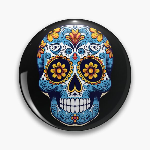 Item preview, Sugar Skull, Mexican Skull, Day of the Dead, Dias de Los Muertos No. 12 designed and sold by meganohm.