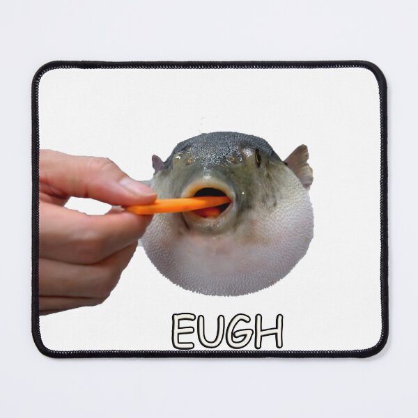 Item preview, Augh, eugh (Puffer Fish Eating Carrot) designed and sold by Jobel.