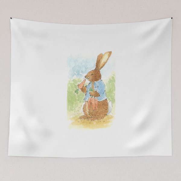 Item preview, Rabbit Eating Carrots Watercolour designed and sold by Brett Miley.