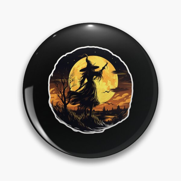 Item preview, Witch Halloween Moon designed and sold by Mateusz Majcherek.