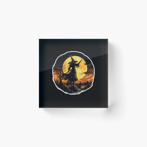 Item preview, Witch Halloween Moon designed and sold by Mateusz Majcherek.