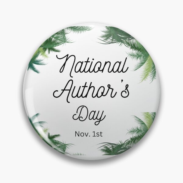 Item preview, National Author's Day November 1st design, palm trees designed and sold by Susan-Marie220.