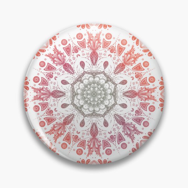 Item preview, Beautiful Mask - Floral Mandala (Gradient variation) designed and sold by Kara Cooper.