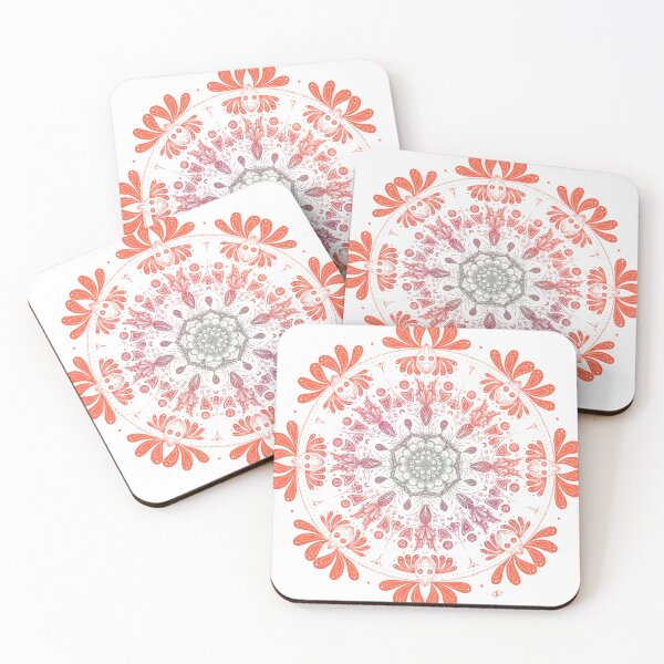Item preview, Beautiful Mask - Floral Mandala (Gradient variation) designed and sold by Kara Cooper.