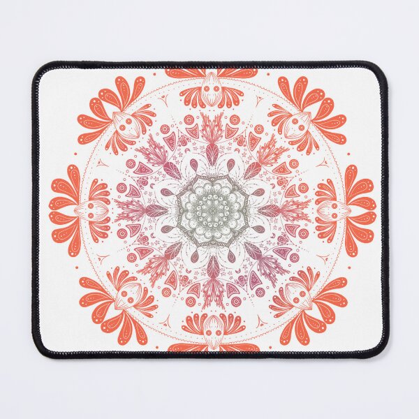 Item preview, Beautiful Mask - Floral Mandala (Gradient variation) designed and sold by Kara Cooper.