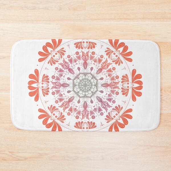 Item preview, Beautiful Mask - Floral Mandala (Gradient variation) designed and sold by Kara Cooper.