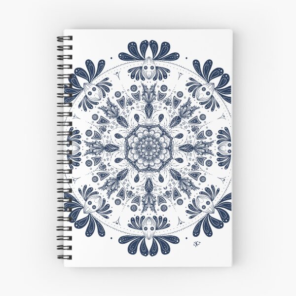 Item preview, Beautiful Mask - Floral Mandala (Dark variation) designed and sold by Kara Cooper.