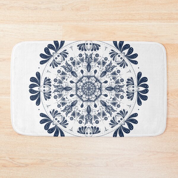 Item preview, Beautiful Mask - Floral Mandala (Dark variation) designed and sold by Kara Cooper.