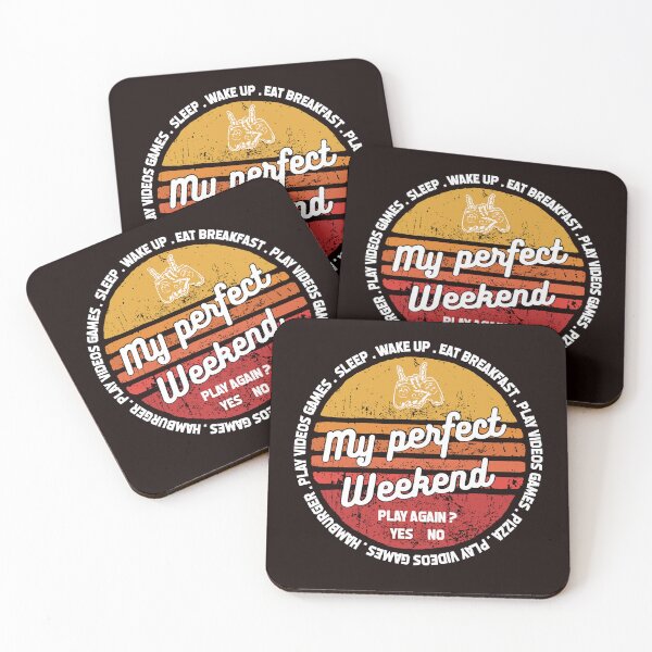 Item preview, My Perfect Weekend I Pizza I Play Video Games Funny Gaming designed and sold by AJ DESIGN.