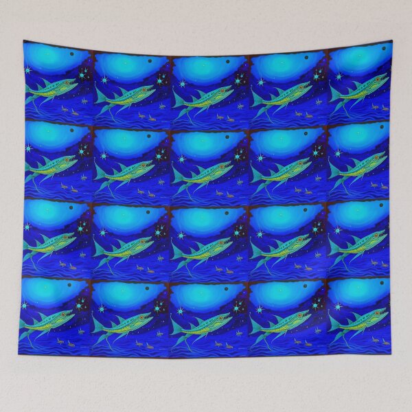 Item preview, Fantastically beautiful fish swim in the depths of the ocean. designed and sold by Natalia-Vlad.