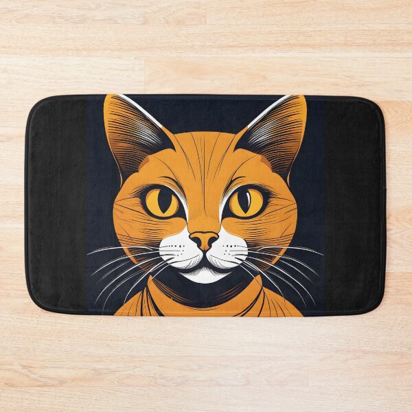 Item preview, Ginger Pumpkin Halloween Cat designed and sold by nomadicpop.