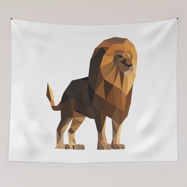 Item preview, Geometric Lion designed and sold by shaldesign.