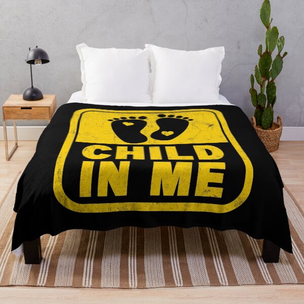 Item preview, Child in Me for Mom To Be Pregnancy Announcement with Baby On Board Sign designed and sold by ARTsPlural.