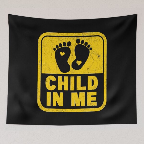 Item preview, Child in Me for Mom To Be Pregnancy Announcement with Baby On Board Sign designed and sold by ARTsPlural.