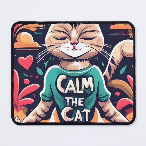 Item preview, Yoga Cat - Zen Feline Serenity designed and sold by redtrendy.