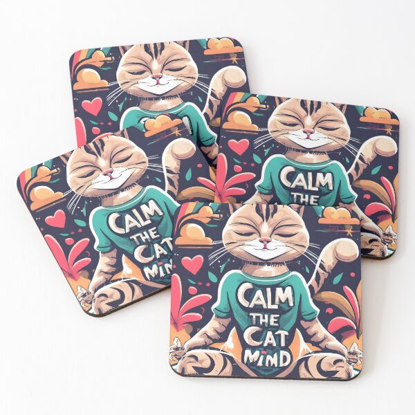 Item preview, Yoga Cat - Zen Feline Serenity designed and sold by redtrendy.