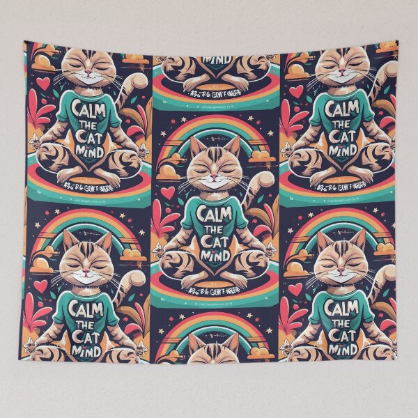 Item preview, Yoga Cat - Zen Feline Serenity designed and sold by redtrendy.