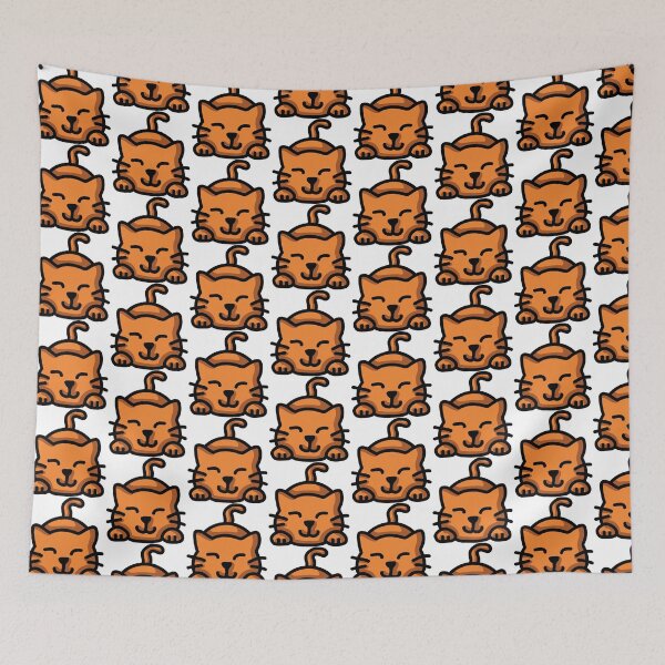 Item preview, cute ginger cat  designed and sold by ChesssesShop.