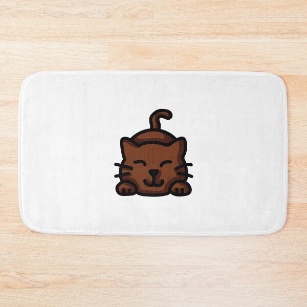 Item preview, cute brown cat  designed and sold by ChesssesShop.
