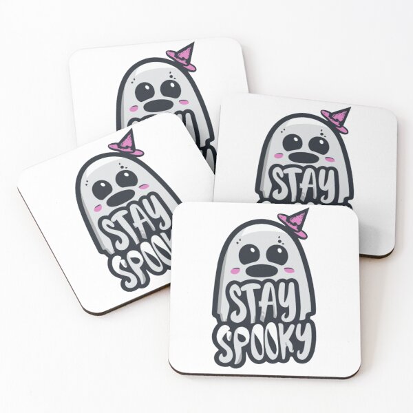 Item preview, funny cute ghost stay spooky designed and sold by Sofia Rose Design ⭐️⭐️⭐️⭐️⭐️.