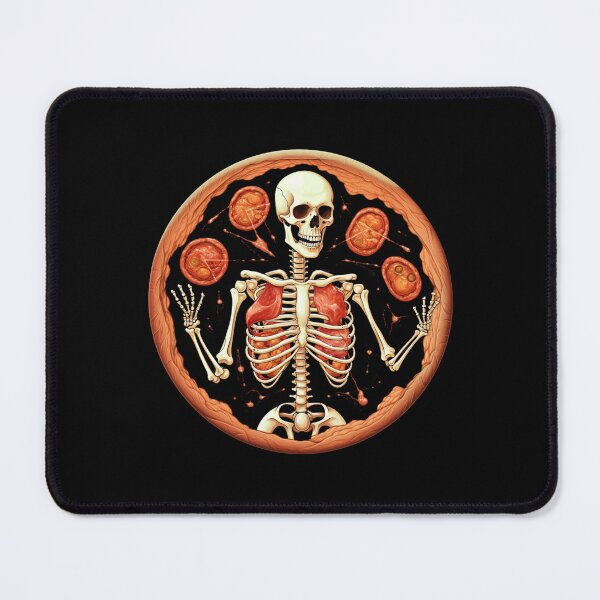 Item preview, Halloween Pizza Skeleton designed and sold by Mateusz Majcherek.