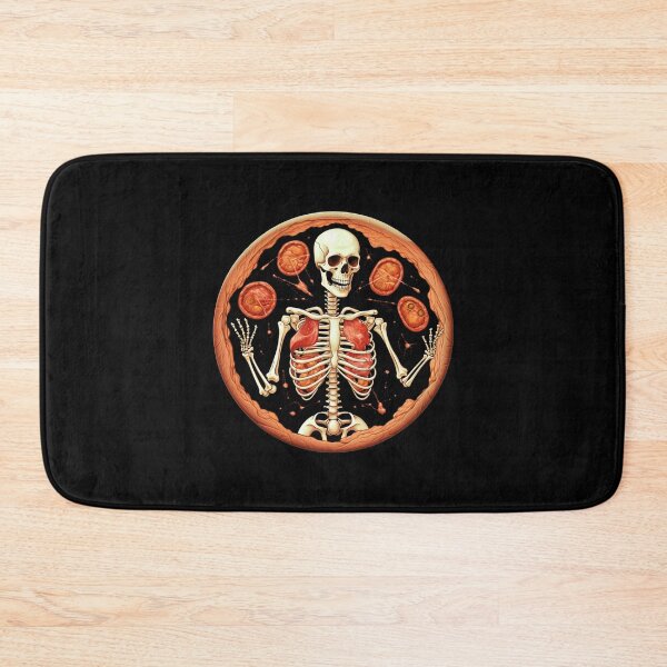 Item preview, Halloween Pizza Skeleton designed and sold by Mateusz Majcherek.