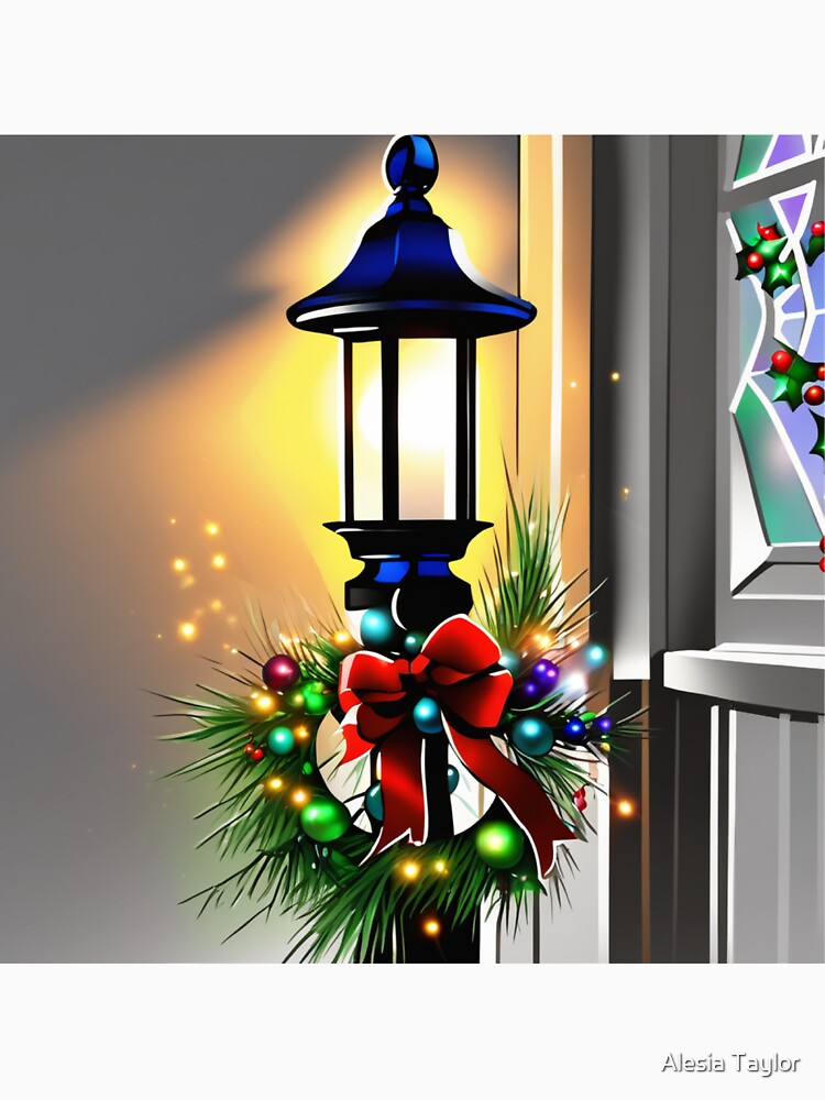 Discover Farmhouse Lantern Decorated  Holiday Season  Christmas T-Shirt