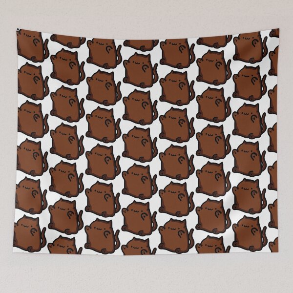 Item preview, cute brown cat  designed and sold by ChesssesShop.