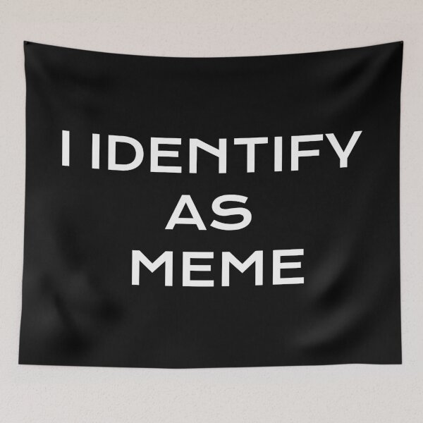 Item preview, I identify as meme designed and sold by MooddyyShop.