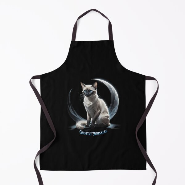 Item preview, Ghostly Whiskers! Halloween Design, Siamese designed and sold by RuyaFab.