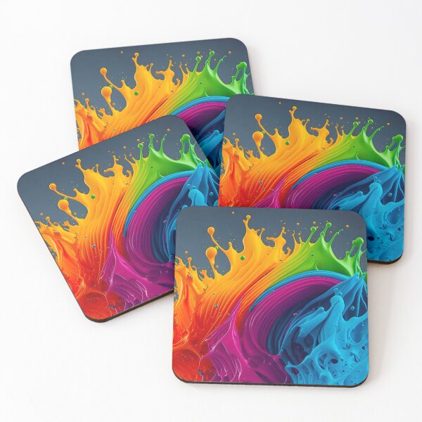 Item preview, Vibrant Splash - Artistic Poster Print designed and sold by DLPproducts.