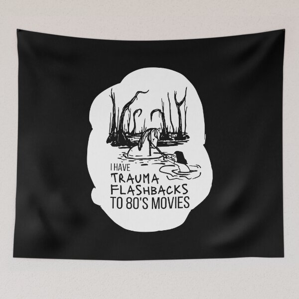 Item preview, 80's Movies Trauma Flashback (dark) designed and sold by RottenAppleShop.