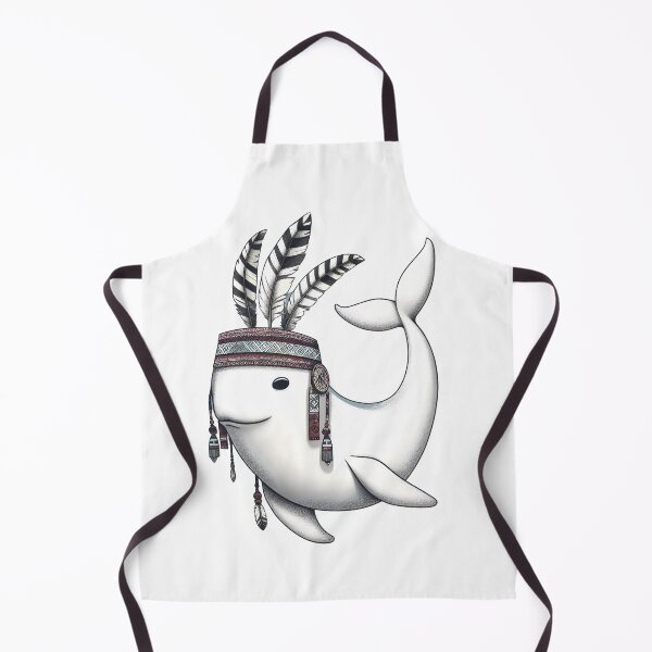 Item preview, Boho Inspired Inuit White Whale designed and sold by ElLocoMus.
