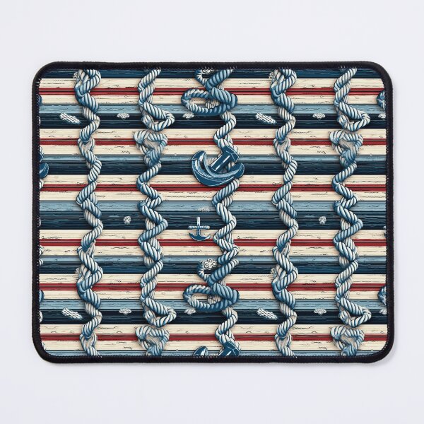 Item preview, Striped nautical theme designed and sold by Imaginaria Inkworks.