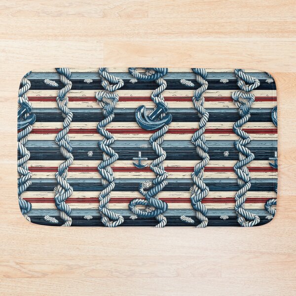 Item preview, Striped nautical theme designed and sold by Imaginaria Inkworks.
