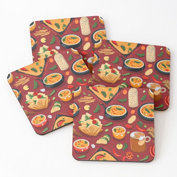 Item preview, indian food seamless designed and sold by Ttthunder123.
