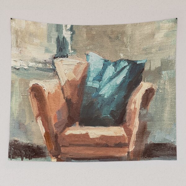 Item preview, Original Oil Painting of Interior Scene designed and sold by Anne Marie Propst.