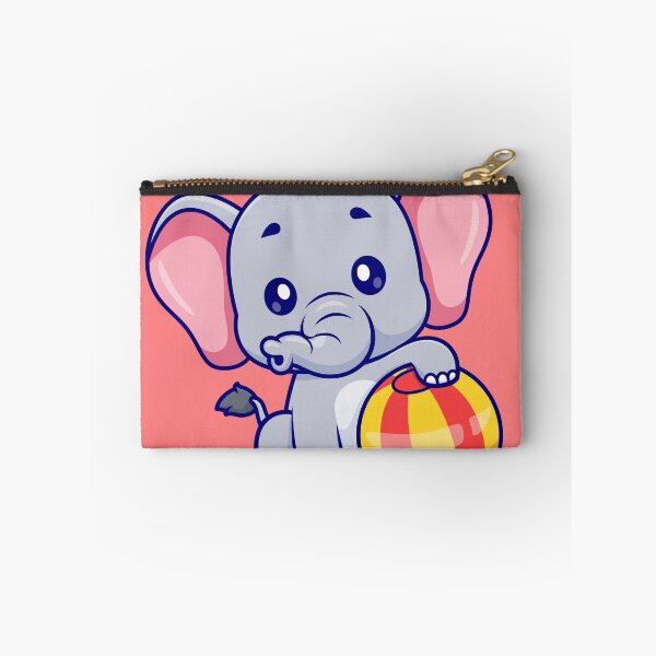 Item preview, Cute Elephant Playing Ball Circus Cartoon Icon designed and sold by hjian8219.