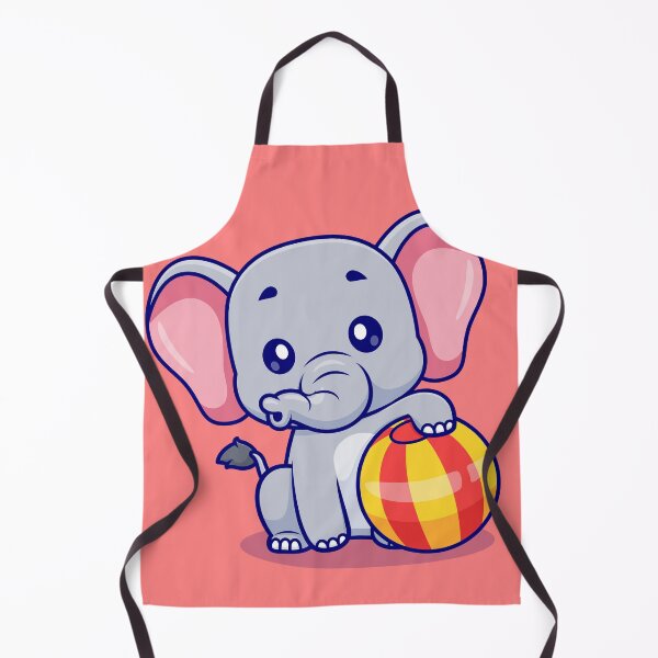 Item preview, Cute Elephant Playing Ball Circus Cartoon Icon designed and sold by hjian8219.