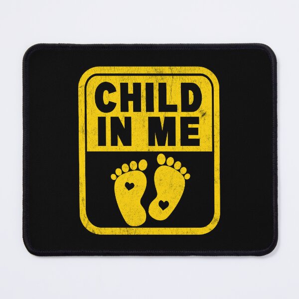 Item preview, Child in Me for Mom To Be Pregnancy Announcement with Baby On Board Sign designed and sold by ARTsPlural.