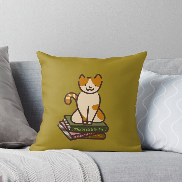 Item preview, Bookish Cat - Kawaii Cat Reading Stack designed and sold by Chigurena.