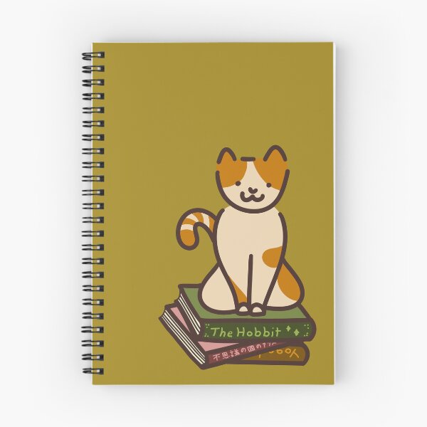 Item preview, Bookish Cat - Kawaii Cat Reading Stack designed and sold by Chigurena.