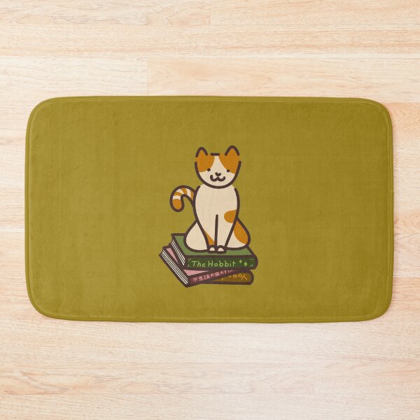 Item preview, Bookish Cat - Kawaii Cat Reading Stack designed and sold by Chigurena.
